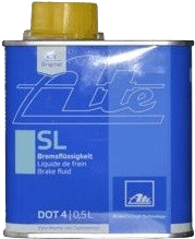 Гальмівна рідина ATE DOT 4 0,5 л (3990158312)